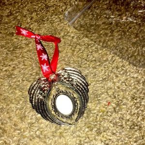 ANGEL WINGS Christmas photo ornament